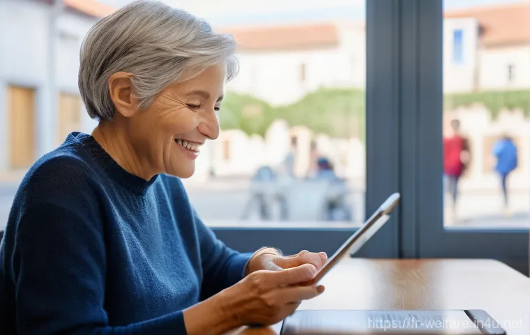 사회복지 행정론 - Image Prompt 1: Digital Inclusion for Seniors**