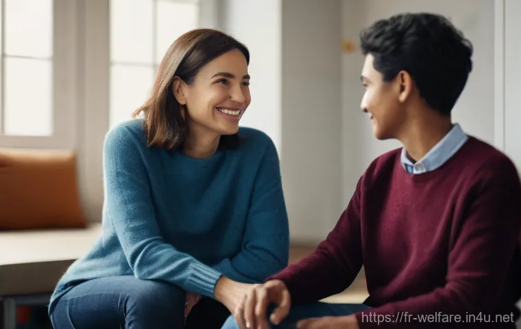 사회복지 전문직 윤리 - **Prompt for Human Dignity and Empowerment:**
    "A heartwarming scene depicting an experienced soc...