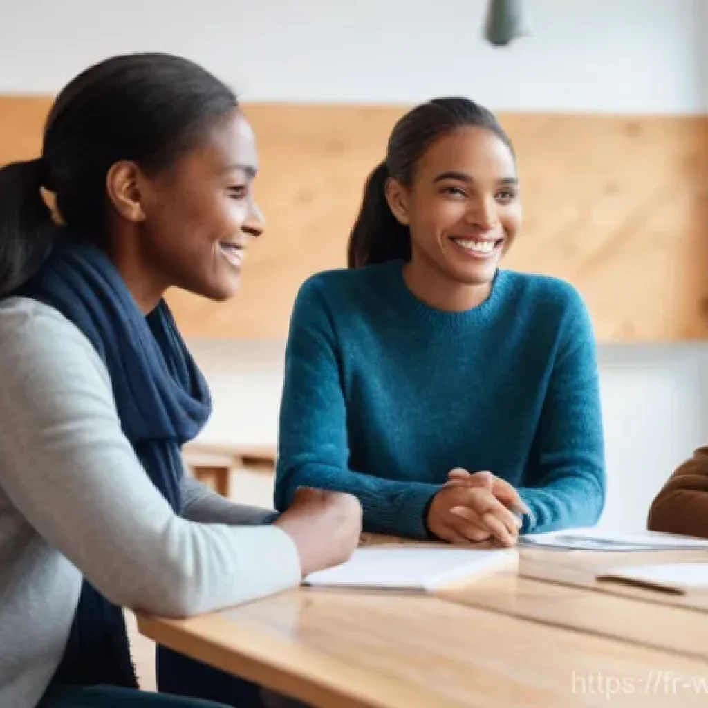 사회복지 사례관리 - **Prompt 1: Human-Centered Support and Connection**
    "A warm, bright, and modern community center...