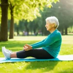 사회복지 헬스케어 - **Prompt:** A vibrant, multi-ethnic group of French citizens, including adults and seniors, engaging...