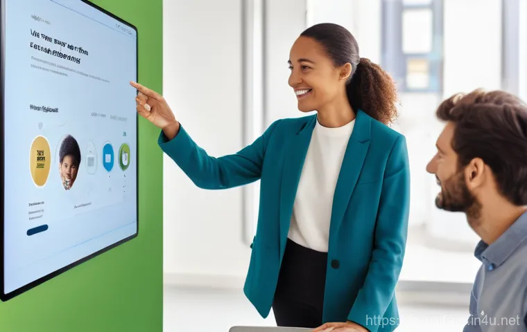 사회복지 서비스 개선 방안 - **Prompt:** A warm and inviting scene inside a modern French social service office. A kind, empathet...